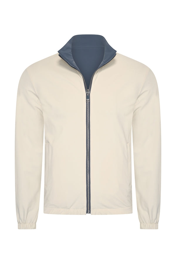 Reversible Jacket Steel Blue x Soft Sand