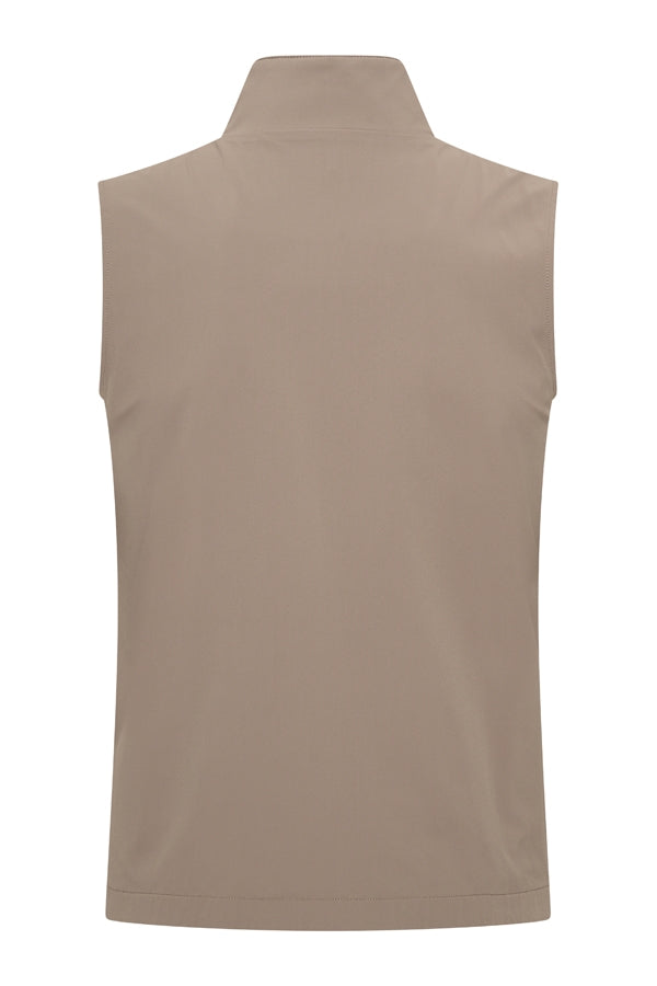 Reversible Gilet – Rich Espresso x Desert Taupe