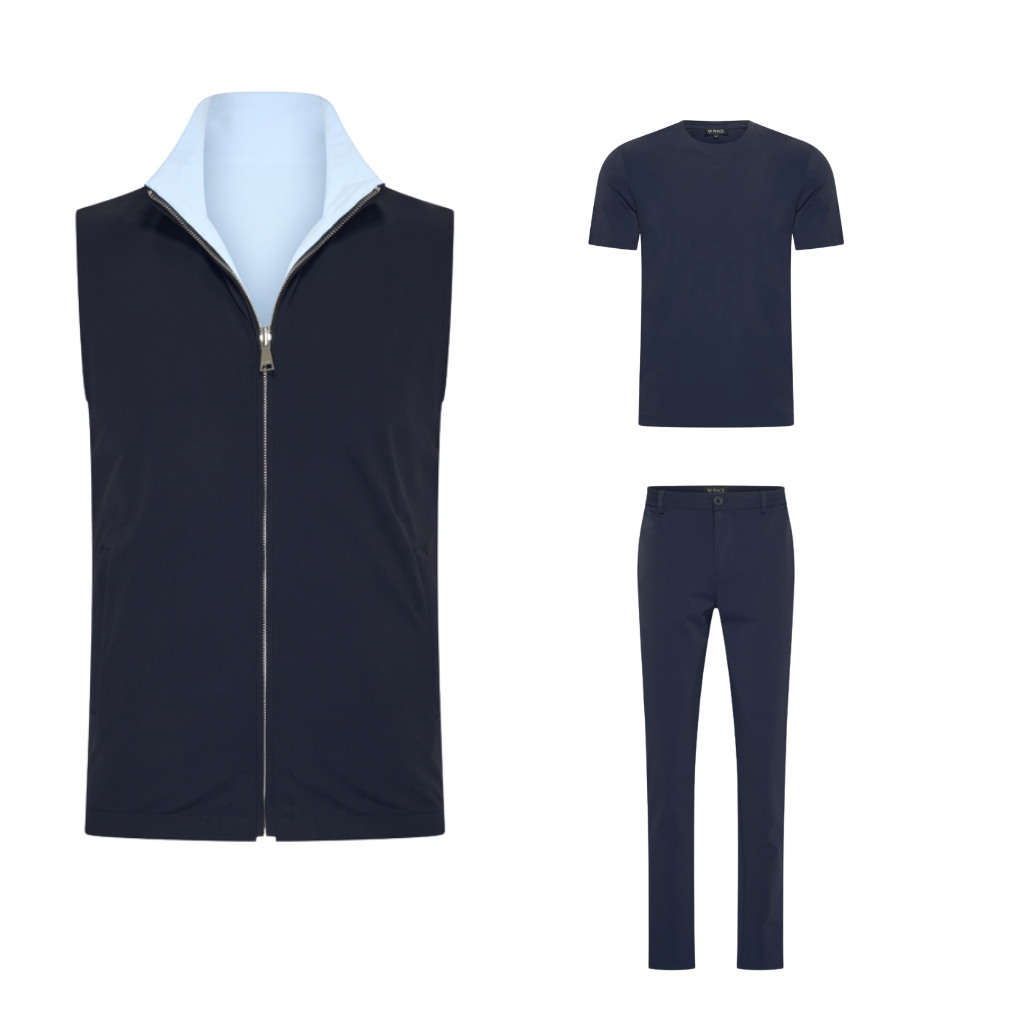 Deep Navy x Sky Blue (T-Shirt)