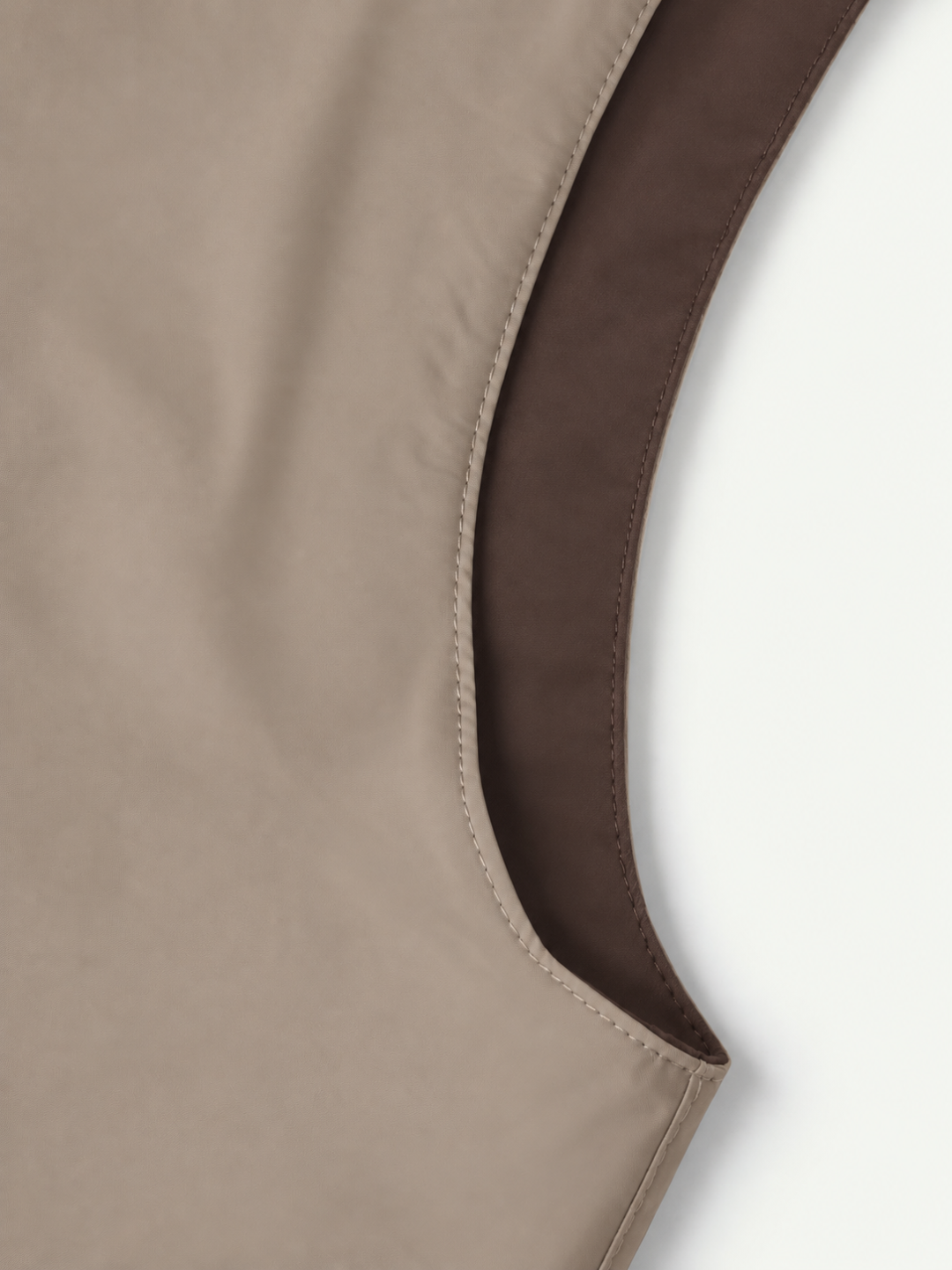 Reversible Gilet – Rich Espresso x Desert Taupe