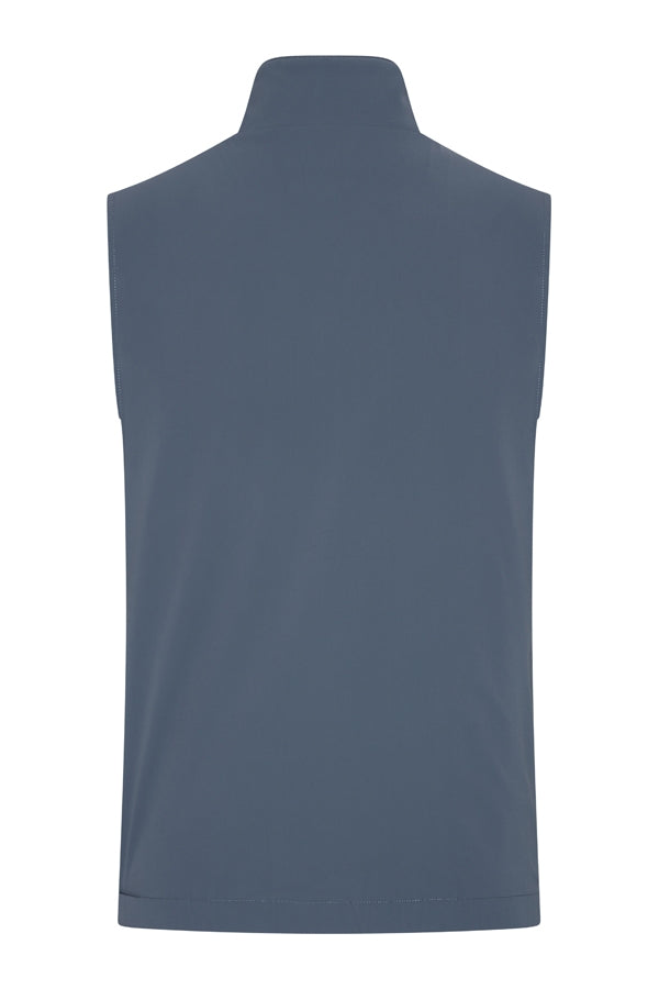 Reversible Gilet – Steel Blue x Soft Sand