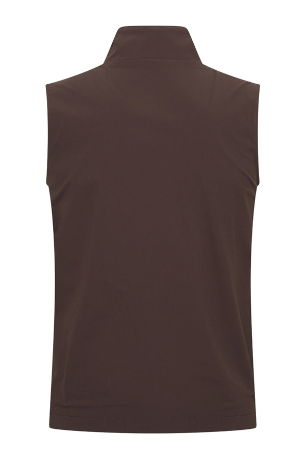 Reversible Gilet – Rich Espresso x Desert Taupe