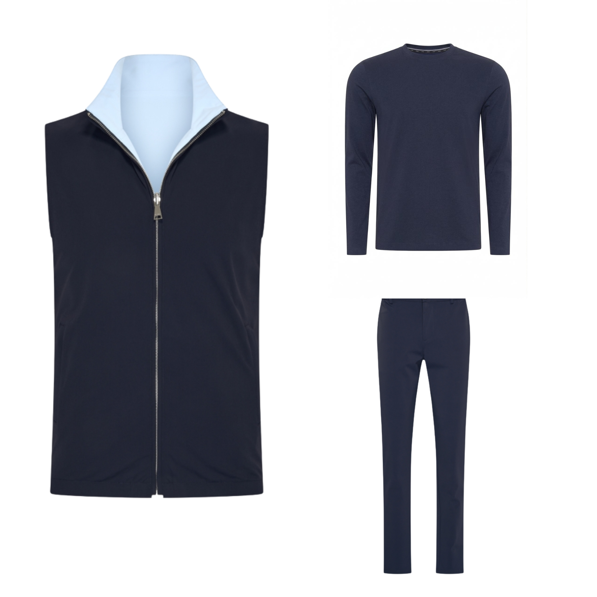 Deep Navy x Sky Blue (Longsleeve)